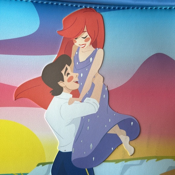 Authentic Disney Ariel Loungefly bag.  New without tags - Picture 7 of 8
